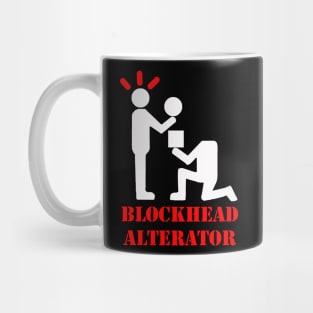 Blockhead Alternator White Mug